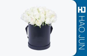 Wholesale Recycle Cardboard Paper Tube Round Box With Handle For Flower from china suppliers