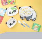 Melamine Plates for Kids Baby Children Tableware Dinnerware Cutlery Bowl 35g