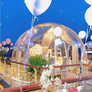 Wholesale Luxury Transparent Bubble Tent UV Protection ISO Party Dome Tent from china suppliers