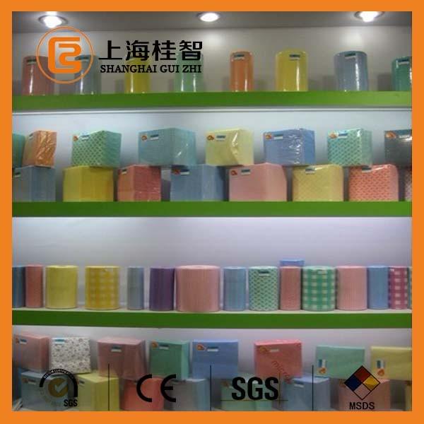 Non Woven Cleaning Cloths Household Wipes , Disposable Hand Wipes For Restaurant