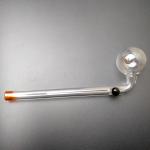 Curved Glass Oil Burner Bong Pipe With Different Colored Customized Logo