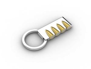 Wholesale Tagor Jewelry Top Quality Trendy Classic Men's Gift 316L Stainless Steel Key Chains ADK62 from china suppliers