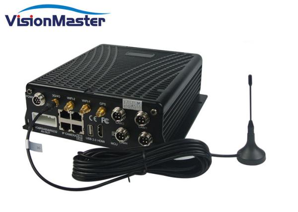 Multi Channel Car Dvr 4 Cameras 4 Channels Car CCTV System With Aviation
