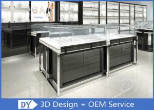 Wholesale OEM Glossy Black Stainless Steel Showcase Display For Jewelry from china suppliers