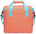 18L Large Soft Insulated Food Cooler Bags For Grocery Camping Orange Color