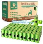 PE Compostable dog poop bag/ pet waste Bags, Leak Proof Dog Waste Poop Bags,