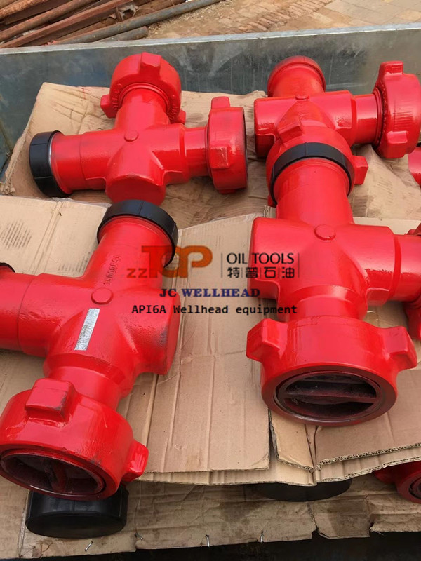 Integral Forging Tee Wellhead Connector AISI4130 High Pressure