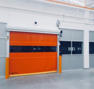 Wholesale Industrial High Speed PVC Roll Up Rapid Shutter Door 304 Stainless Steel Material Low Maintenance Duty Steel Structure Design from china suppliers
