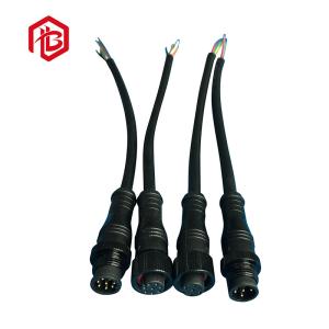 China IP68 Waterproof Industrial Rubber Connector 2pin Male Female Max Wire Size OD 6.5mm 10mm on sale