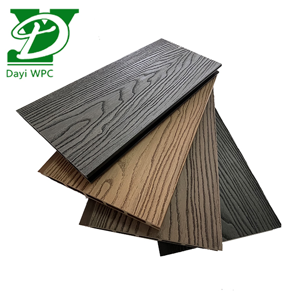 Private Courtyard Garden Deep Texture WPC Fences