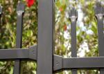 1.8mx2.4m Crimped Spear Garrison Fencing Secura Top tubular Powder Coated Steel