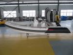 12 Person Max Luxury Inflatable Hull Boats , Fiberglass + Hypalon Rib Boat