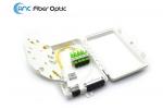 IP65 FTTH Fibre Optic Cable Termination Boxes 4 Core Outdoor Wall Mount