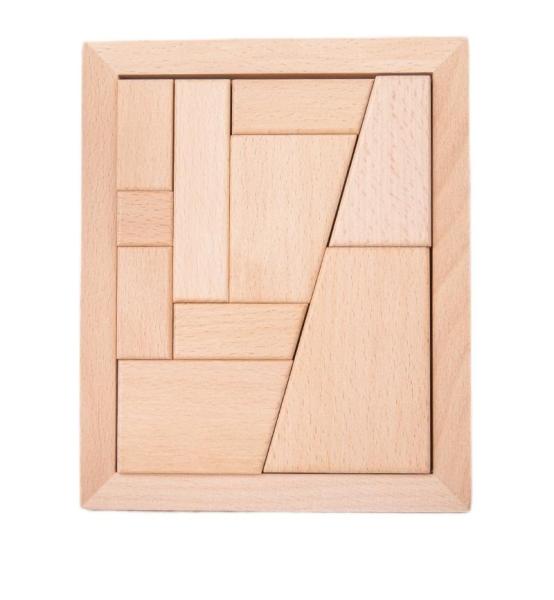 Eco-friendly Wooden 3D Building Blocks Creative Art Gift Home Ornament