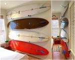 Wall Rack Snowboard Ski Board Wall Mount Metal Surfboard Storage Rack Bracket