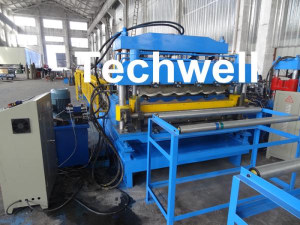 Steel Double Layer Roof Roll Forming Machine / Roofing Sheet Roll Forming
