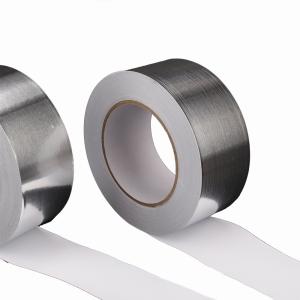 Wholesale Strong Holding Aluminum Foil Adhesive Tape 50 / 75 / 100mm 36 Micron from china suppliers