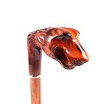 Wooden amnial shape umbrella handle Design umbrella black Swan Wooden umbrella