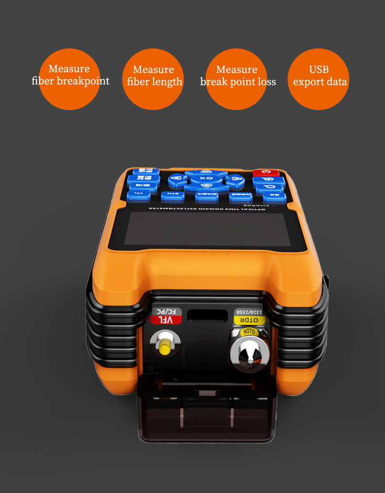 ZS1000-A OTDR Testing Machine Multifunctional 3.5 inch LCD Display