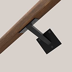 Carbon Steel Handrail Bracket for Contemporary and Minimalist Metal Stair Rail