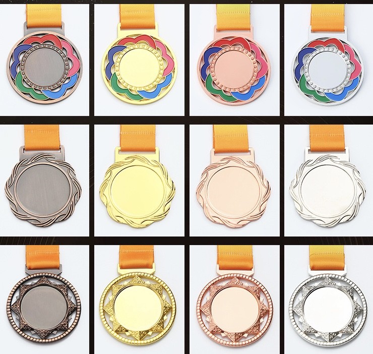 Zinc Alloy Embossing Personalised Sports Medals Gifts Custom Academic Medals