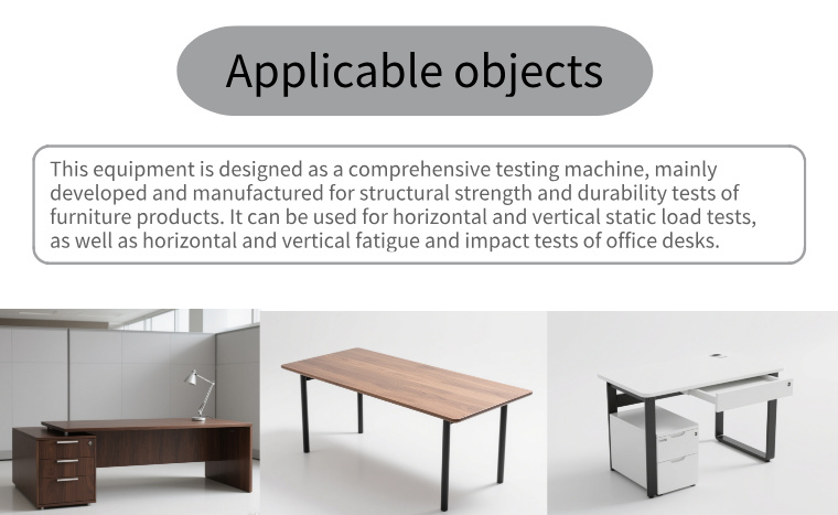 Professional Desk Integrated Fatigue Testing Machine EN12520 Standard Multi-Channel for Furniture Certification Lab
