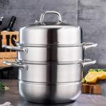New Product 304 Stainless Steel Steamer Pot Soup Set Stainless Steel Cooker