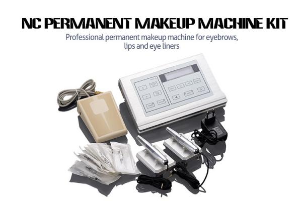 Quality Stainless Steel Permanent Makeup Tattoo Machine Kit With Cartridge Needle for sale