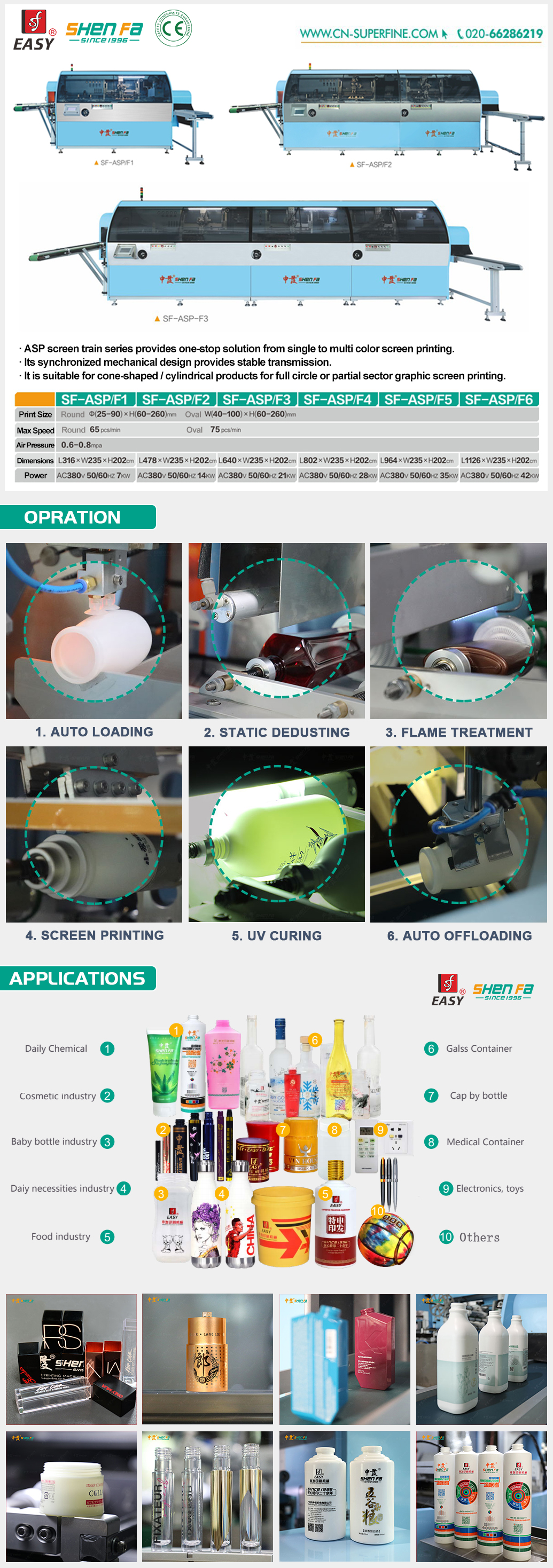 Mass Production Bottle Automatic Screen Printer Silk Screen Printing Machine for Glass Plastic Metal