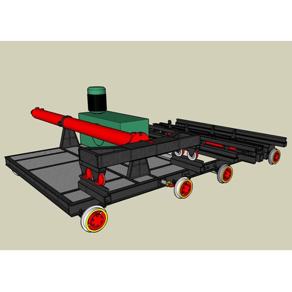 DCJ-60 Tunnel Kiln Cart For green bricks Transportation Brick Manufacturing Plant