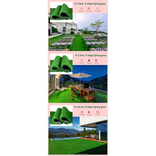Artificial Grass Price High Quality Playground Artificial Carpet Grass Simulation Grass Mats for Balcony