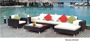 Wholesale 5 piece -weather resist PE wicker Beach swimming pool sofa club chair -9002 from china suppliers
