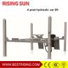 Buy cheap Hydraulic design double cylinder runway type car lift for wheel alignment from wholesalers