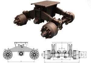 Wholesale bogie suspension 32T from china suppliers