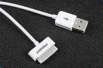 Brand new and original Pisen USB cable for Iphone 4(S)/Ipad 2/3 with package,