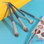 5PCS Eye Makeup Cosmetic Brush Set With Synthetic Hair Wooden Handle