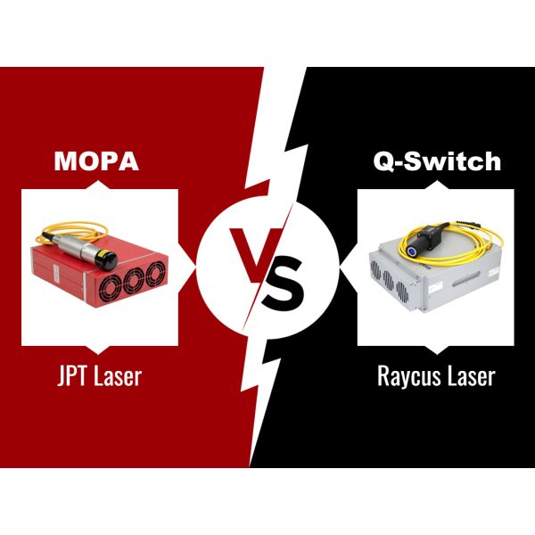JPT Mopa M7 Fiber Laser Marker 20W 50W 100W Split Type Laser Engraver For Metal Jewelry