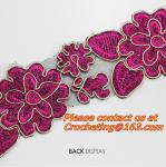 vintage crochet cup mats round motif doilies Crochet Applique headband flowers