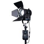 Outdoor Video Lighting 50W LED Fresnel Daylight CRI>96 with Sony V-Mount Battery