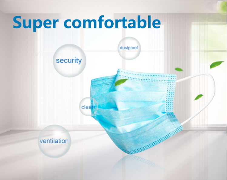 HH Breathable Disposable Face Mask 2 Years Shelf Life