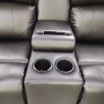 Home Theater VIP Room Bar Leather Recliner Sofa With Tea Table