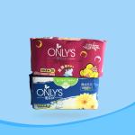 240mm Disposable Sanitary Napkins PE Film Organic Cotton Menstrual Pads SAP