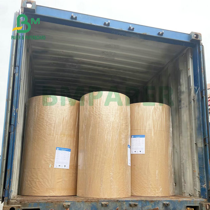 210g 230g PE Coated Brown Kraft Paperboard For Making Coffee Cups