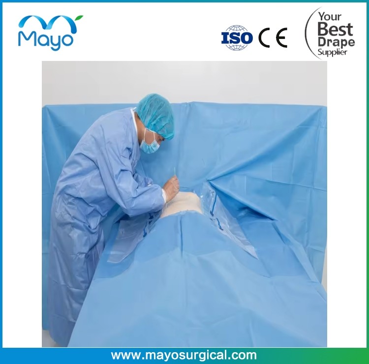 Coronary Artery Bypass Graft CABG Drape Pack for Coronary Heart Disease