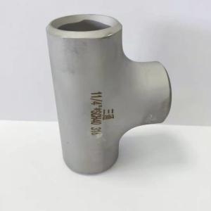 Wholesale 1d 304 Joint Connector 24 Stainless Steel Reducing Pipe Fitting Tee from china suppliers
