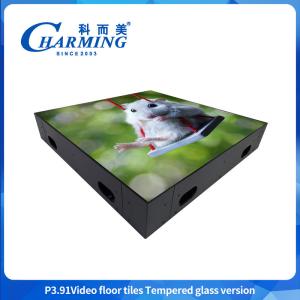Wholesale China Stage Equipment Manufacturer GOB Craft Glass Video Stage Led Dance Floor 3840Hz Stand Portable Dance Floors LED Display from china suppliers