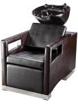 Luxury Salon Shampoo Chairs With Cushion Headrest , Electric Footrest