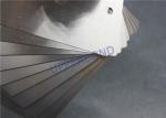 Cigarette Tobacco Making Machine Circular Cutting Blade High Intensity