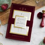 Waterproof Candle Label Printing Cards Velvet Square Cards For Holiday