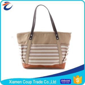 Wholesale PU Canvas Material Mummy Diaper Bag / Designer Baby Bags Ergonomically Designed from china suppliers